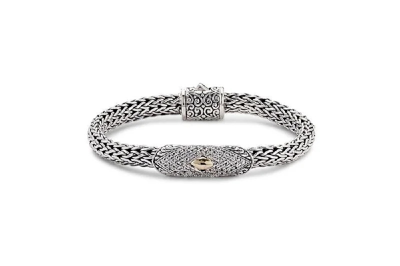 bracelet for women with crystal accents -Alila Bracelet- White Topaz