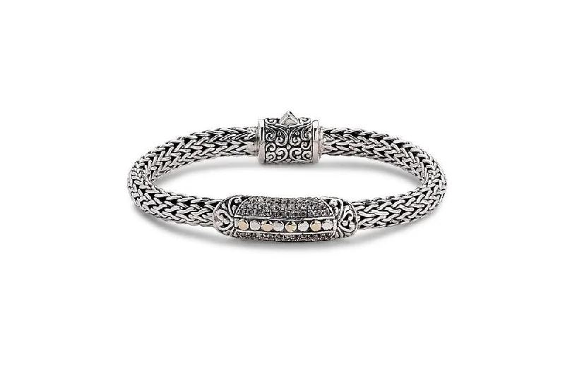 bracelet for couple with matching charms -Amandari Bracelet- White Topaz