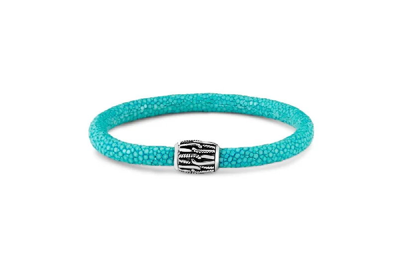 bracelet for zodiac signs with personalized charm -Otota Bracelet- Turquoise Stingray