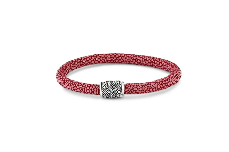 bracelet with unique beadwork for personal touch -Tara Bracelet- Bordeax Stingray