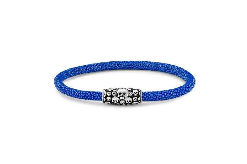 handmade friendship bracelet for best friends -Tobaru Bracelet- Lapis Stingray