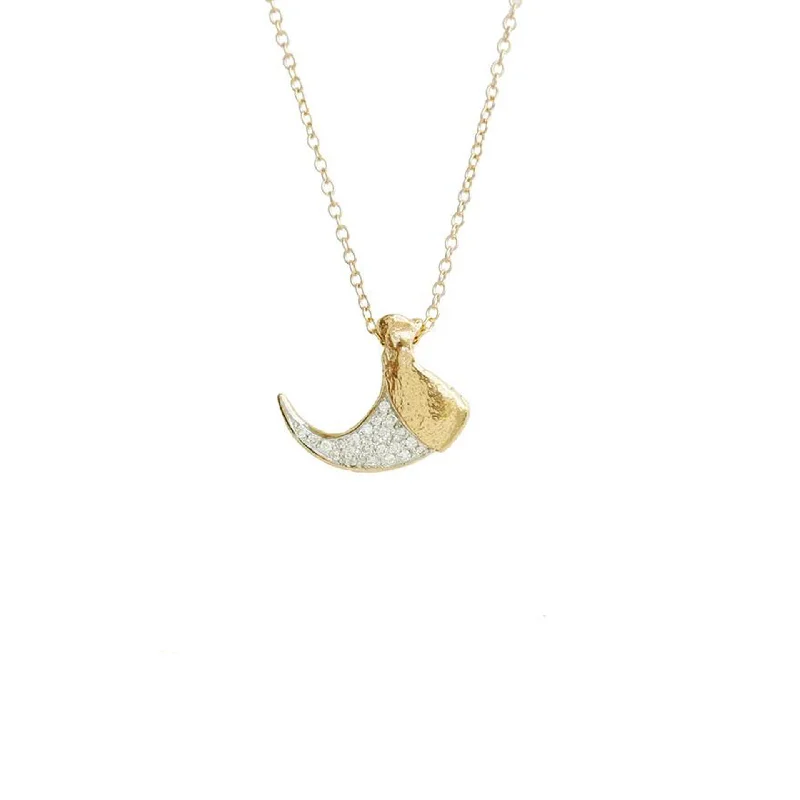 modern gold pendant for women -Bobcat Claw Necklace