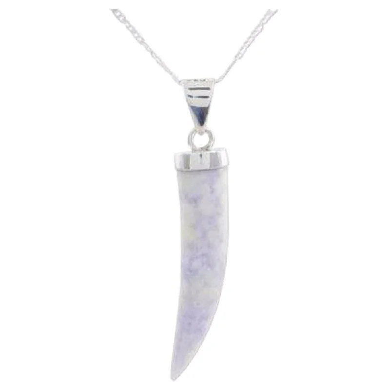 luxury heart pendant necklace -Handmade Men's Sterling Silver 'Invincible' Lilac Jade Necklace(Guatemala)