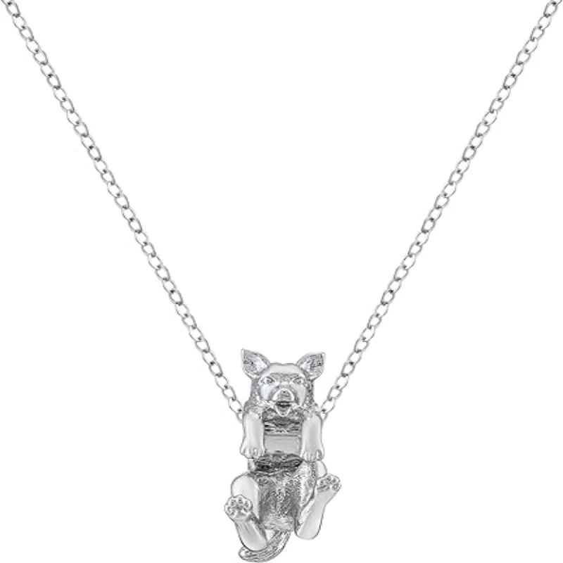 gemstone pendant necklace for gift -Chihuahua Dog Necklace