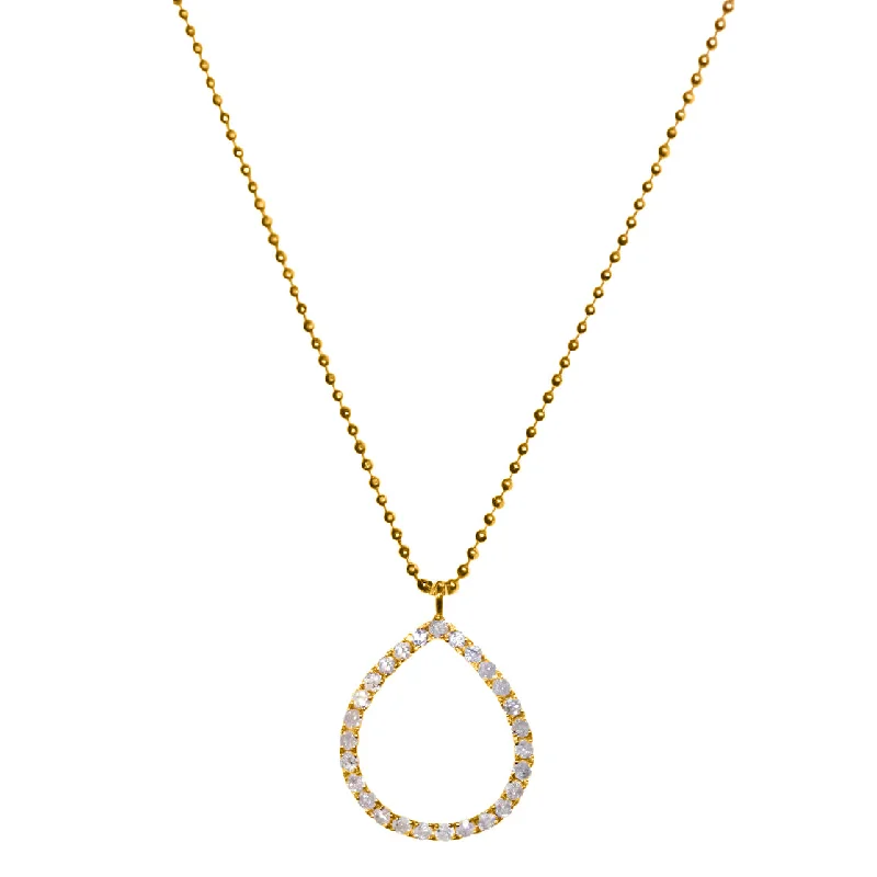 custom engraved gold necklace -Chloe Necklace