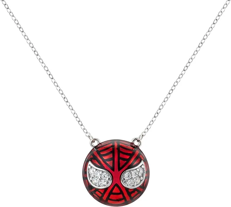 custom engraved necklace -Spider Cartoon Necklace