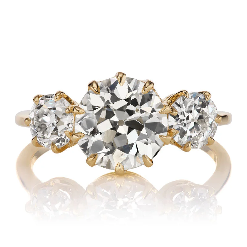 unique engagement rings with pear-shaped diamonds -Marielle 2.33