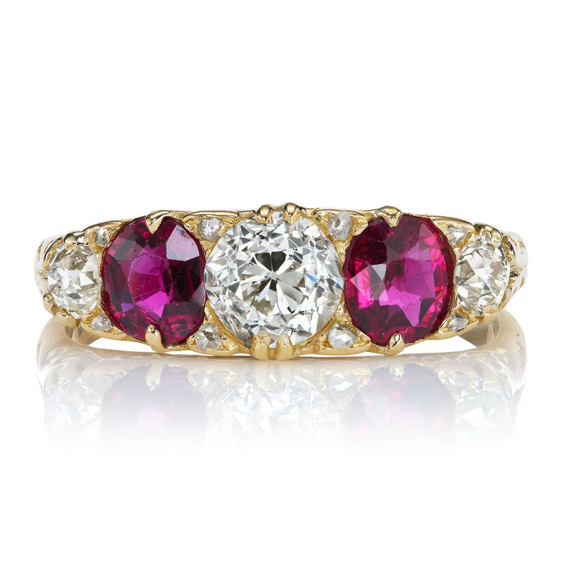 statement rings with large gemstones for women -Rosella