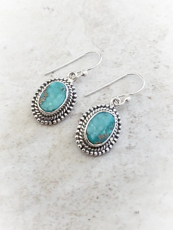 chic gemstone earrings for fashion-forward looks-Arizona Turquoise Dangles