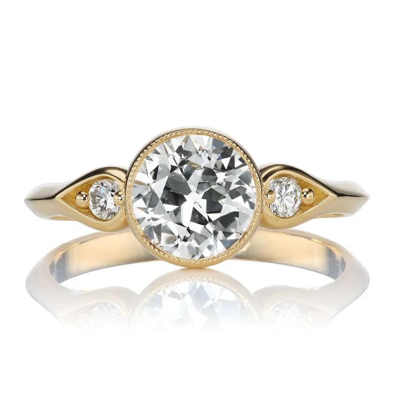 simple engagement rings for modern brides -Cerise 1.37