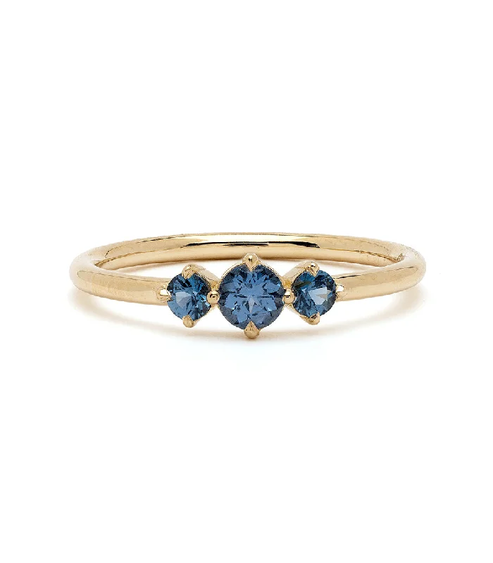 vintage rings for brides with intricate gemstone designs -Claudette Gemstone Stacking Band