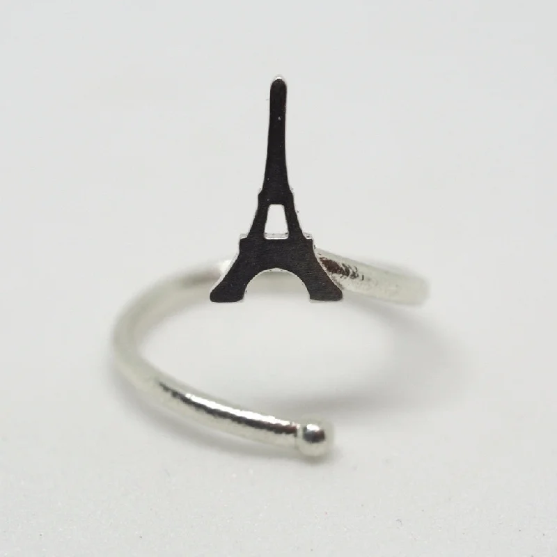 luxury wedding rings with radiant diamonds -Eiffel Tower Paris France