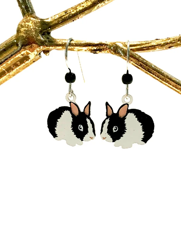 elegant teardrop earrings for evening events-Fluffy Bunny Dangles by Sienna Sky