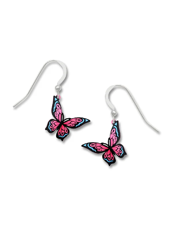 luxurious sapphire earrings for a bold style-Folded Butterfly Earrings by Sienna Sky