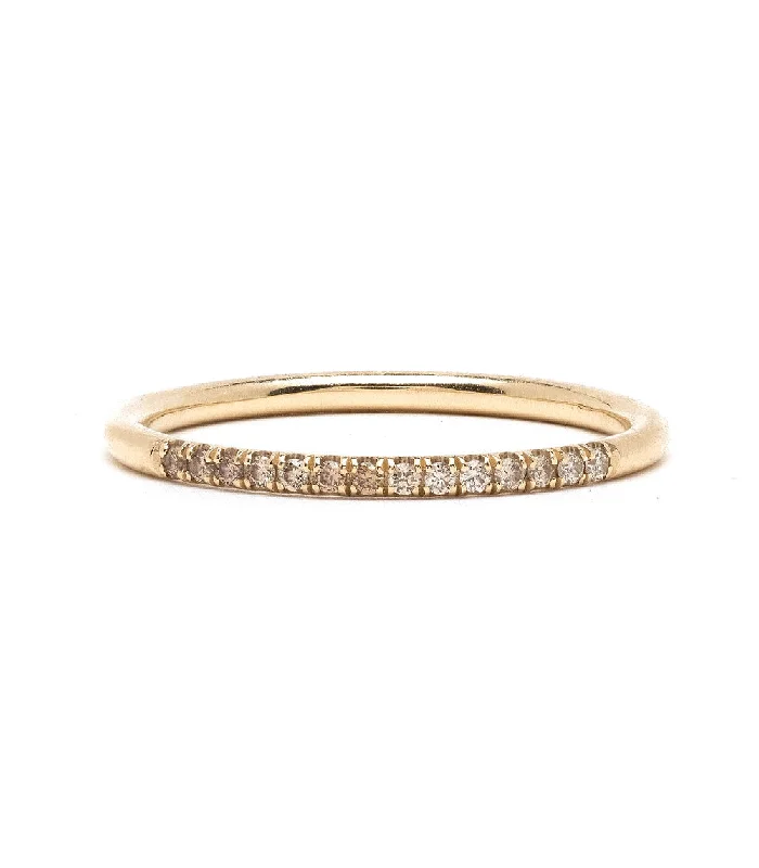 stackable rings for brides with gemstone details -Classic Wire Band