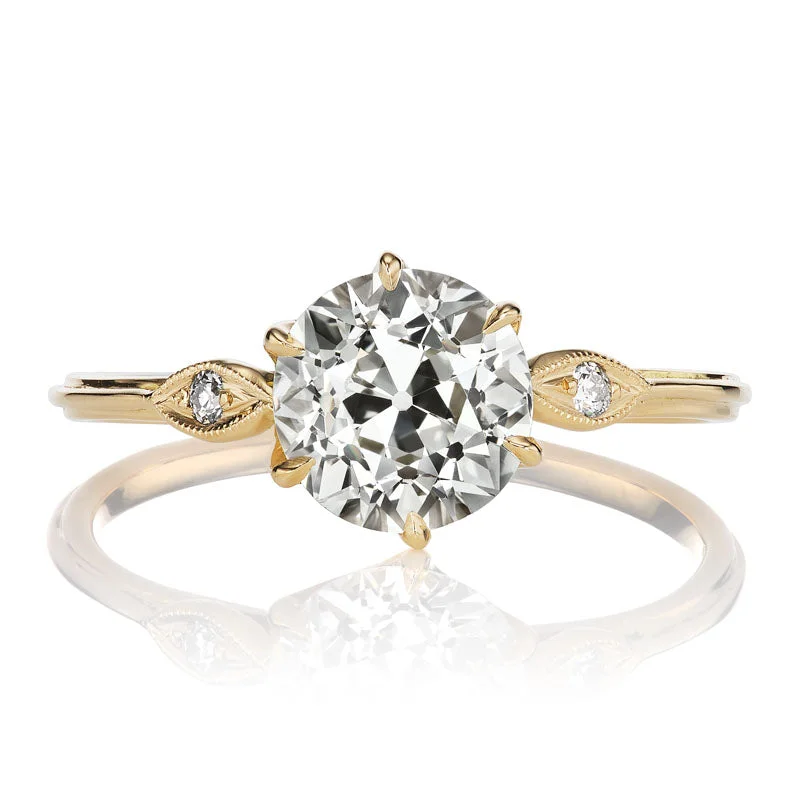 personalized engagement rings with intricate settings -Alva 1.53