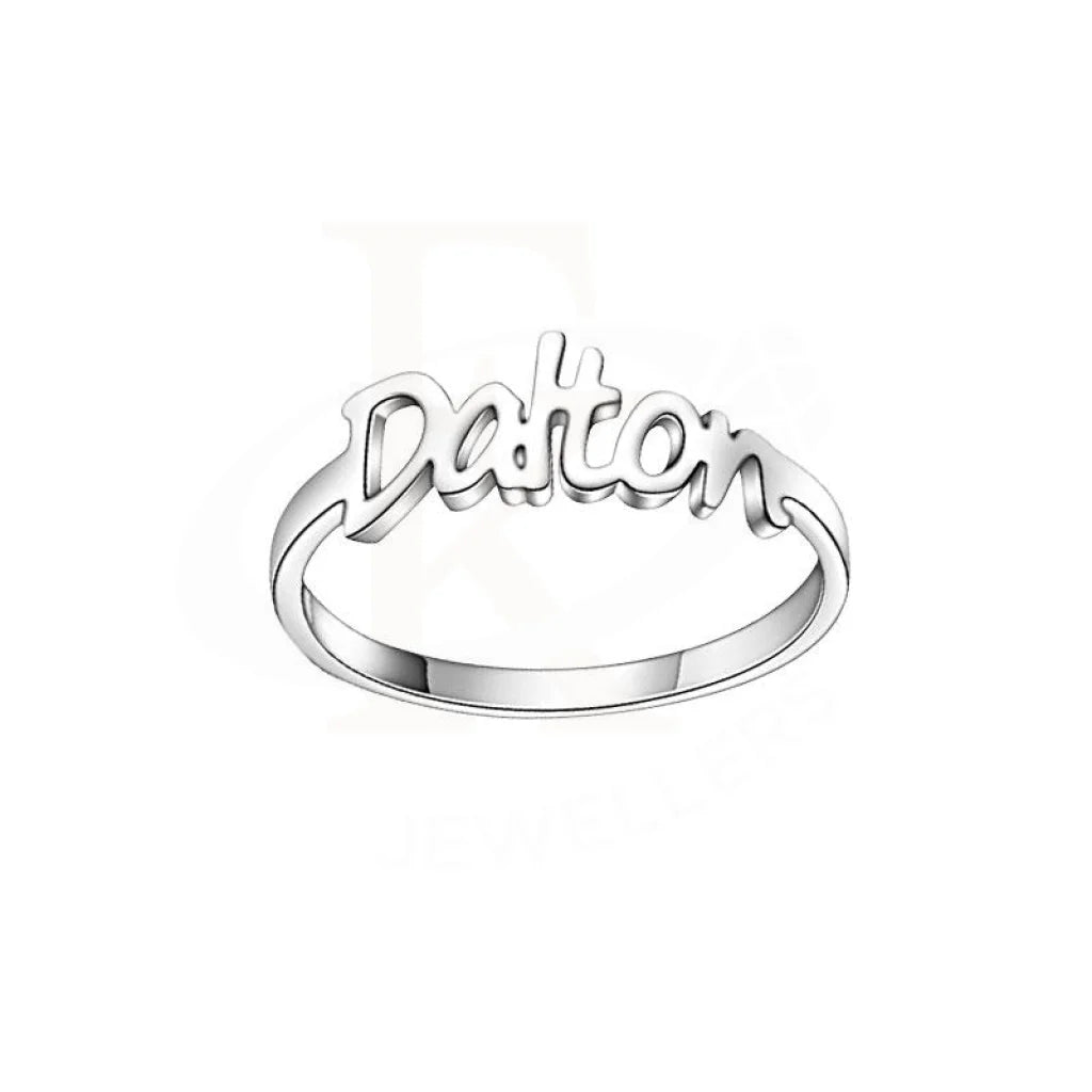 custom-made rings for meaningful proposals -Silver 925 Name Ring - FKJRN2063