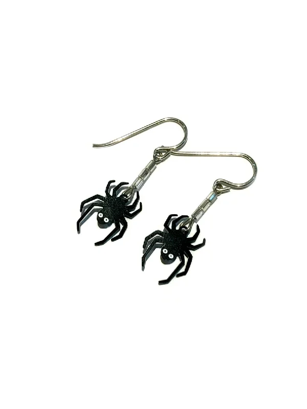 modern long earrings for casual wear-Spider Silk Dangles by Sienna Sky