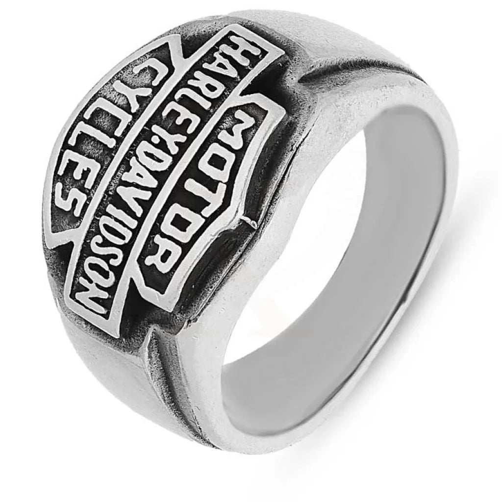 men’s rings with colorful gemstones for stylish looks -Sterling Silver 925 Men's Harley Davidson Biker Ring - FKJRNSL2504