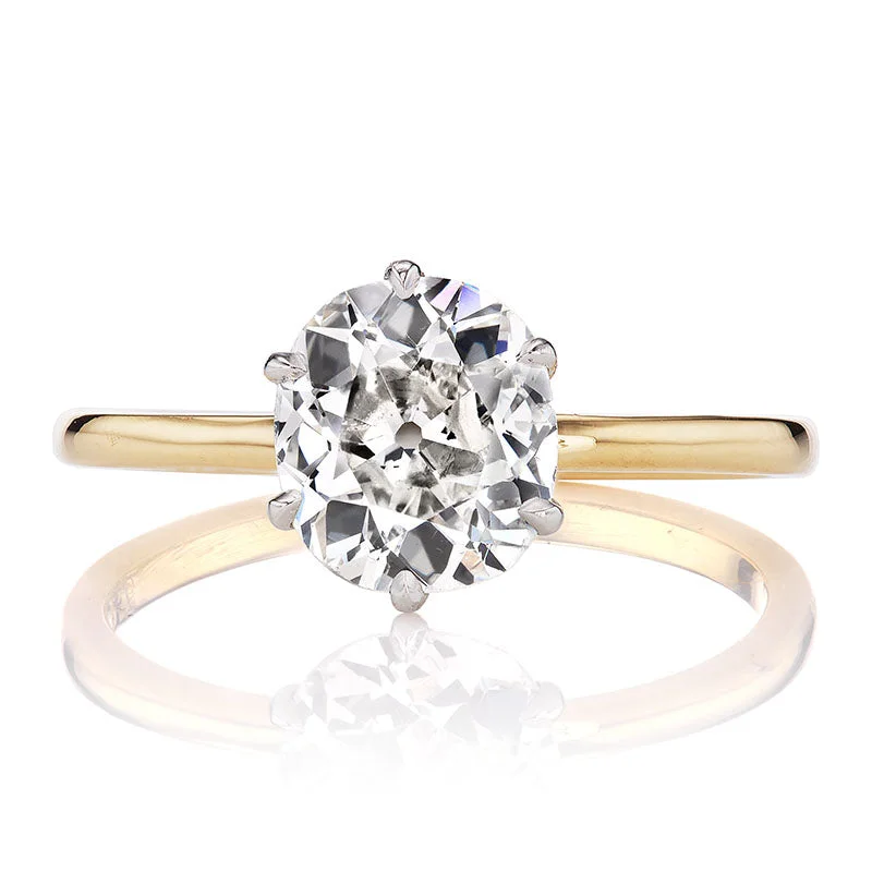 elegant engagement rings with diamond pave accents -Emmy 1.61