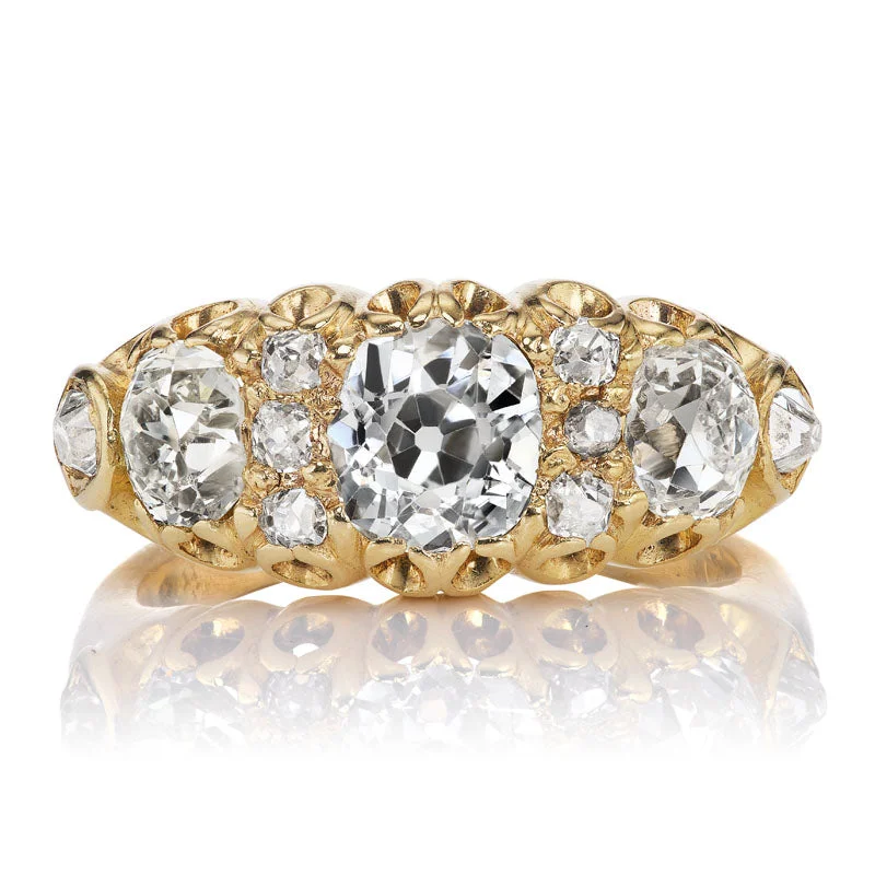 affordable promise rings with intricate details -Romy