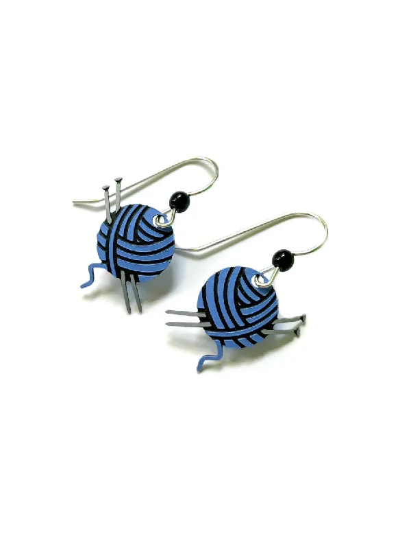 trendy drop earrings for a modern touch-Yarn & Needles Dangles by Sienna Sky