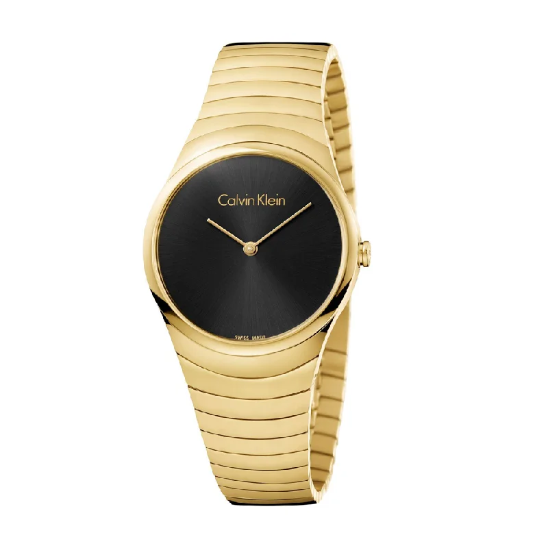 solar-powered digital smartwatches for women -Calvin Klein Whirl K8A23541 For Women