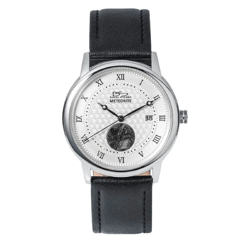 stylish mens wristwatches for work -Meteorite White Watch