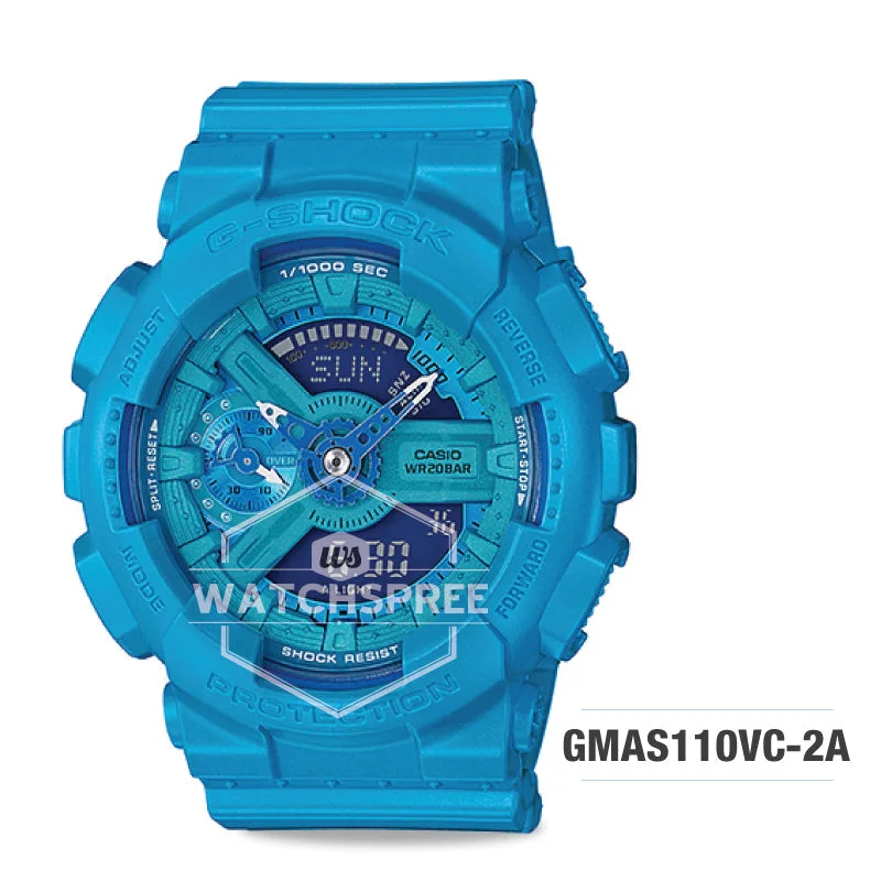 mens watches with sporty digital functions -Casio G-Shock S Series Women Watch GMAS110VC-2A