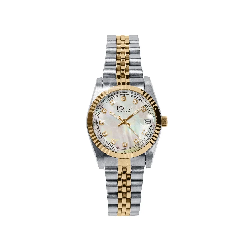 watches for women with a vintage design -Kudos Two-Tone Ladies Watch