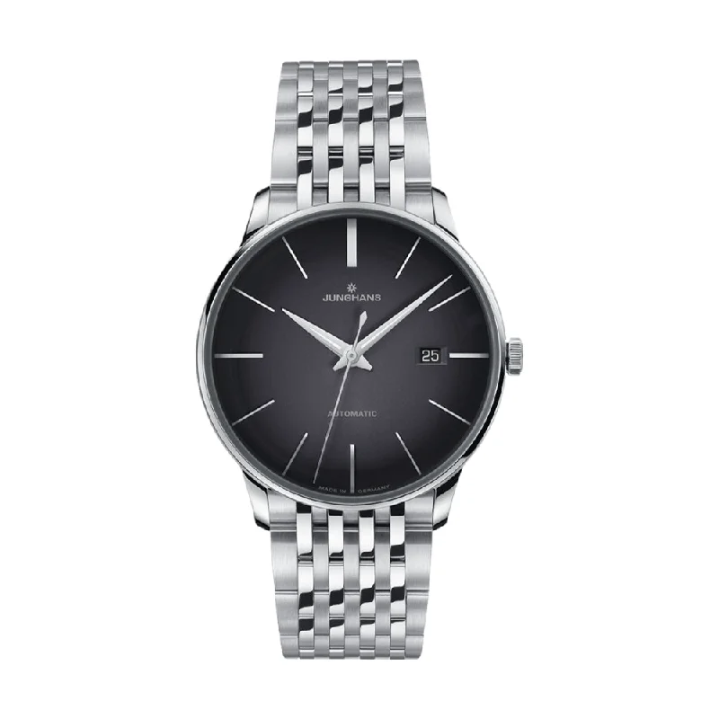 elegant gold watches for women with slim bands -Meister Automatic Dark Grey Dial