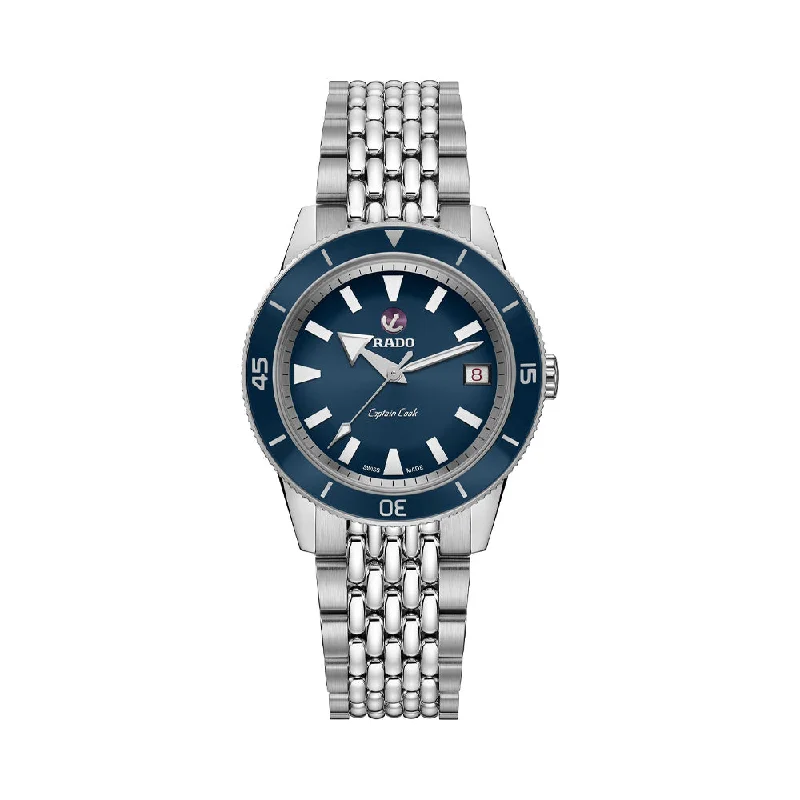 solar-powered wristwatches for women with sleek design -Rado Captain Cook Automatic R32500203 Women Watch