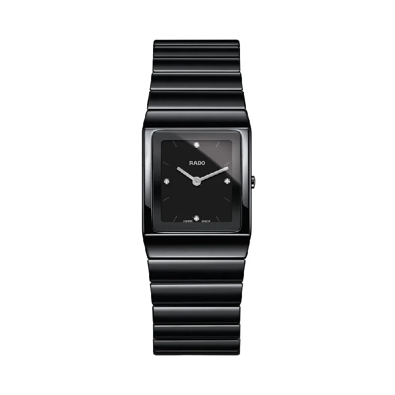 best watches for athletes -Rado Ceramica Diamonds R21702702 Women Watch