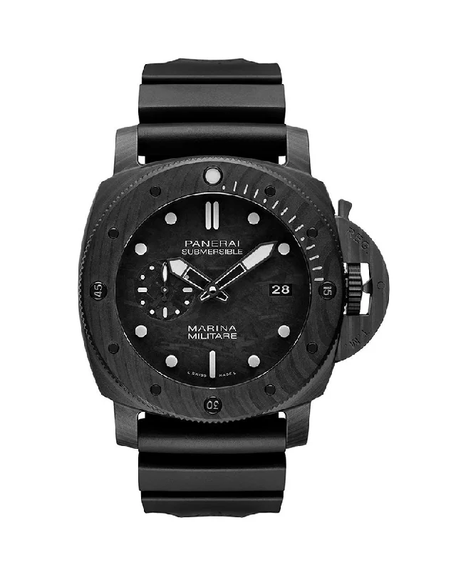 women’s wristwatches with modern metal bands -Submersible Marina Militare Carbotech 47mm