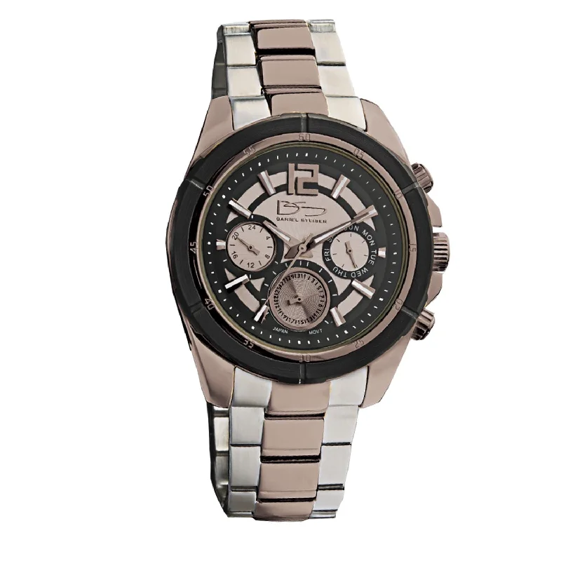 womens watches for casual fashion -Troyano Rose Gold Multi-Function Watch