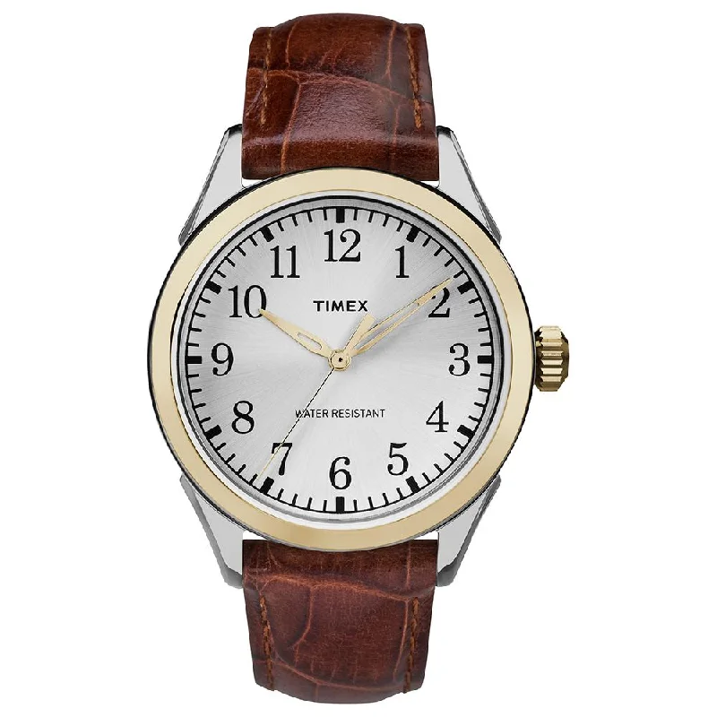 mens wristwatches with eco-friendly materials -Briarwood Terrace 3-Hand 40mm Leather Band