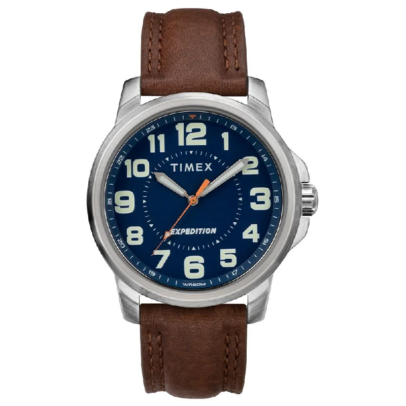 best analog watches for women -Expedition Field 3-Hand 40mm Leather Band