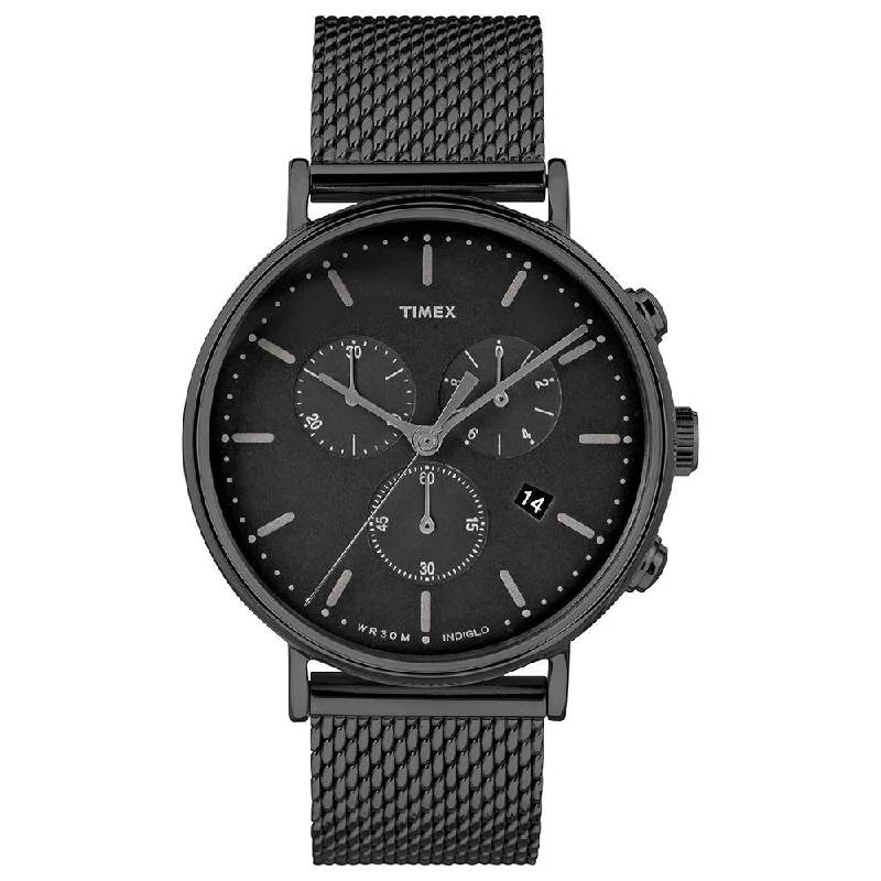 mens watches for casual adventures -Fairfield Chronograph 41mm Mesh Band