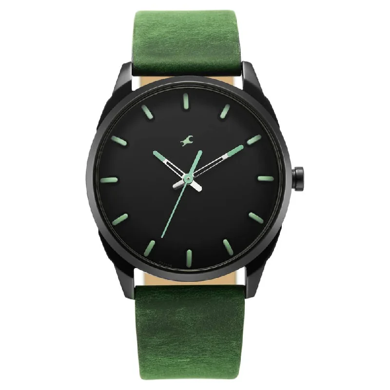 mens wristwatches with high water resistance -After Dark Green