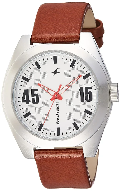 watches for men with vintage charm -Checkmate Silver & Brown