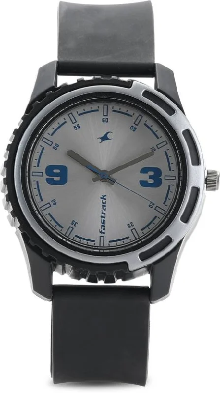 best automatic watches for women -Fastrack Silver & Black