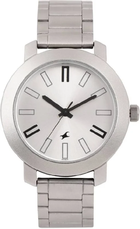 best watches for athletes -Fastrack Silver Dial