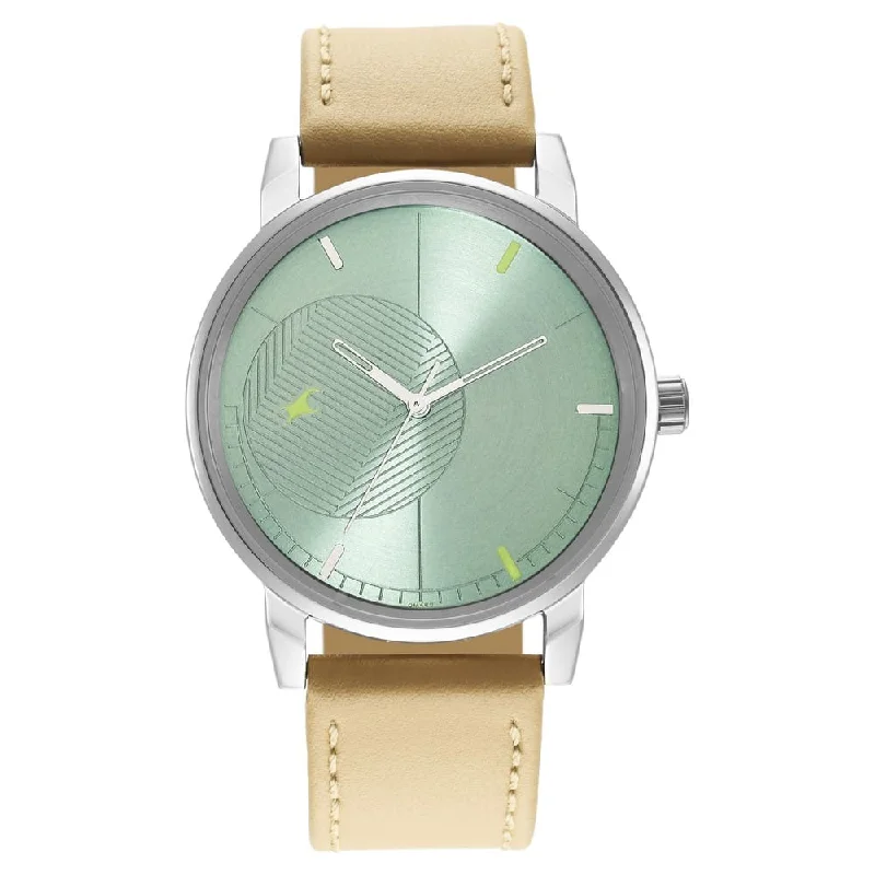 elegant silver watches for women with thin band -Stunners 3.0 Green Dial Analog