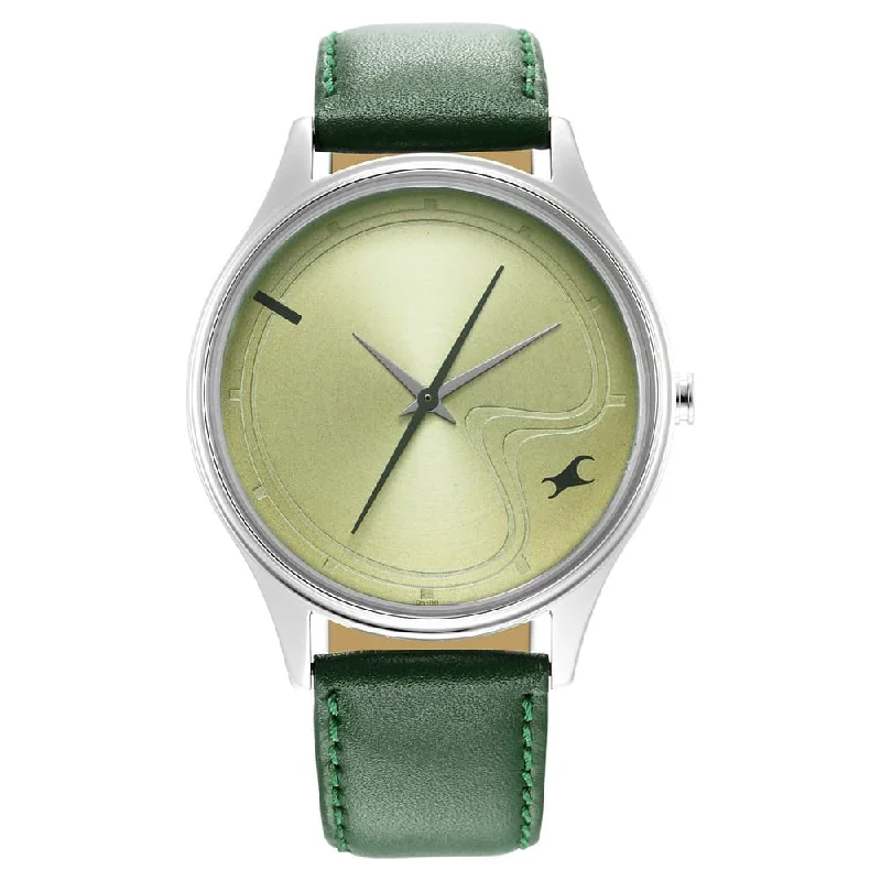 solar-powered wristwatches for women with sleek design -Stunners 5.0 Green Dial