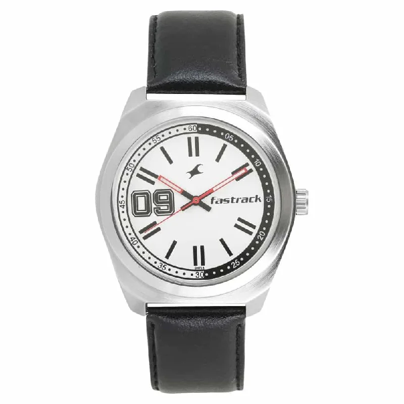 watches for women with classic styles -Varsity Black Leather