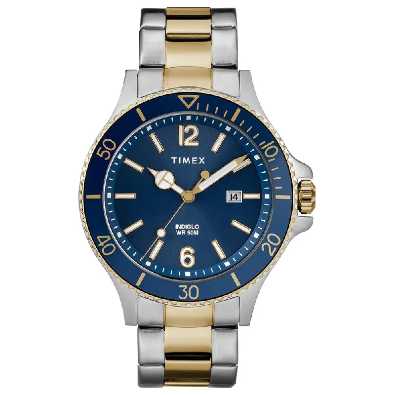 best women’s watches with modern styling -Harborside Date 42mm Stainless Steel Band