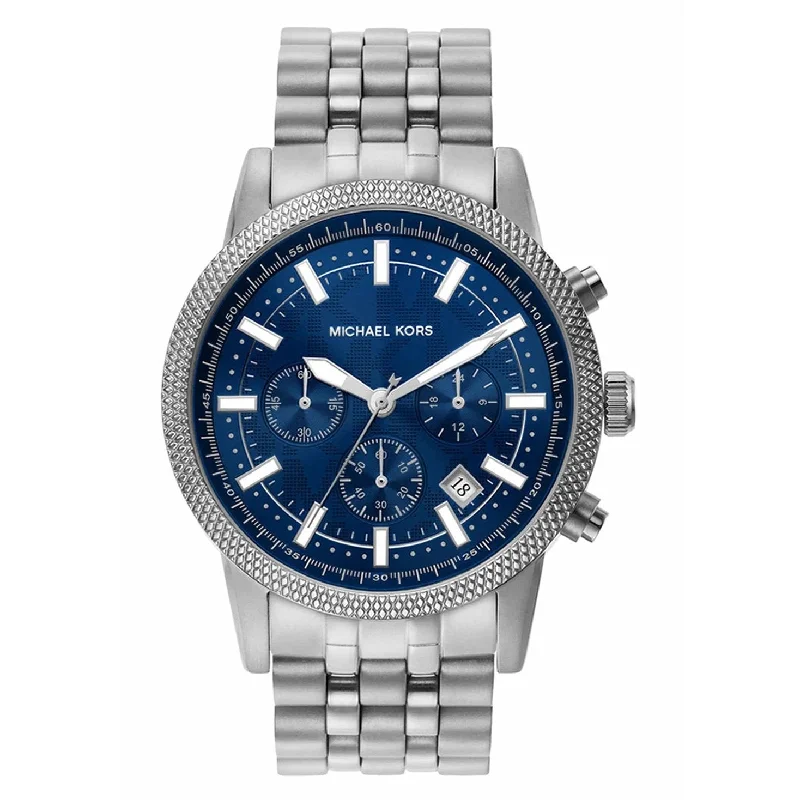 mens wristwatches with engraved designs -Michael Kors MK8952 Hutton Chronograph Watch for Men