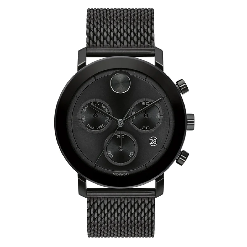 sporty wristwatches for men with GPS -MOVADO Men Bold - 3600760