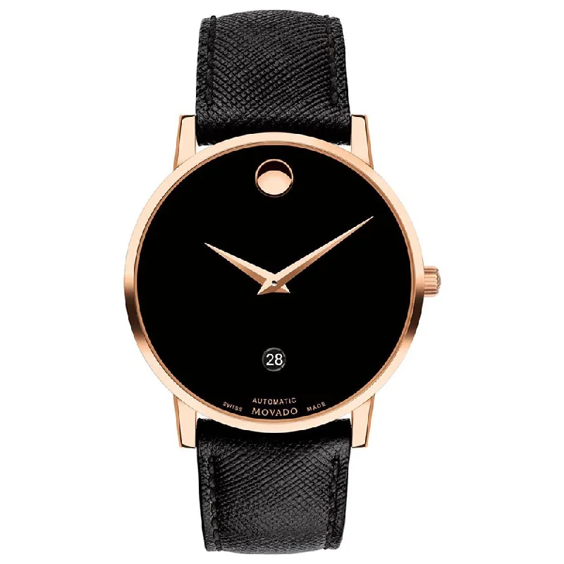 stylish watches for women with large dials -MOVADO Men MUSEUM - 607474