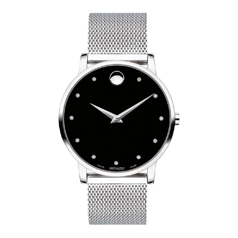 watches for women with stainless steel bracelet -MOVADO Men MUSEUM - 607511